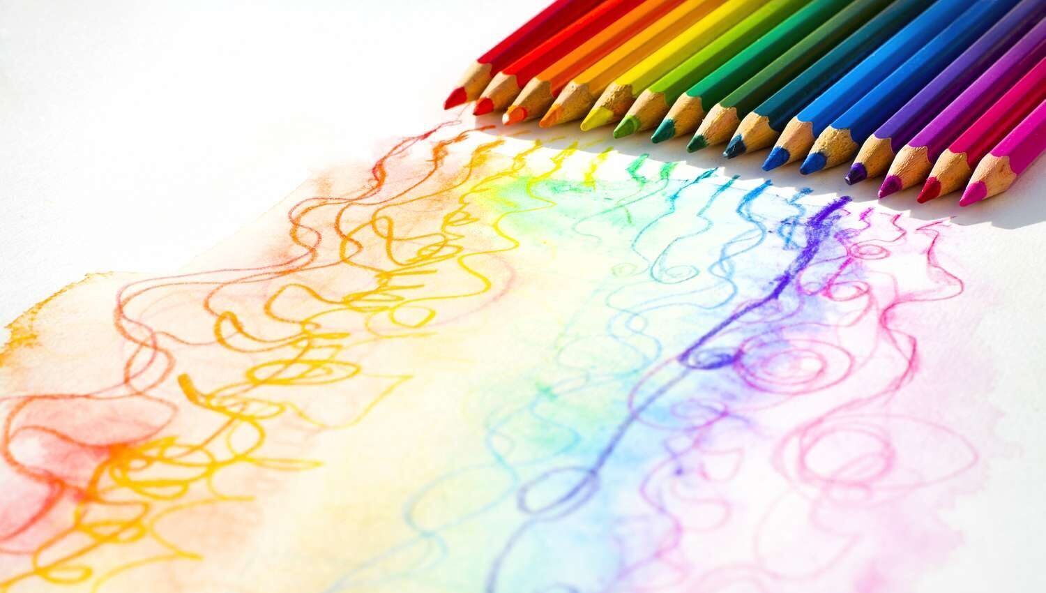 آموزش کار با مداد رنگی