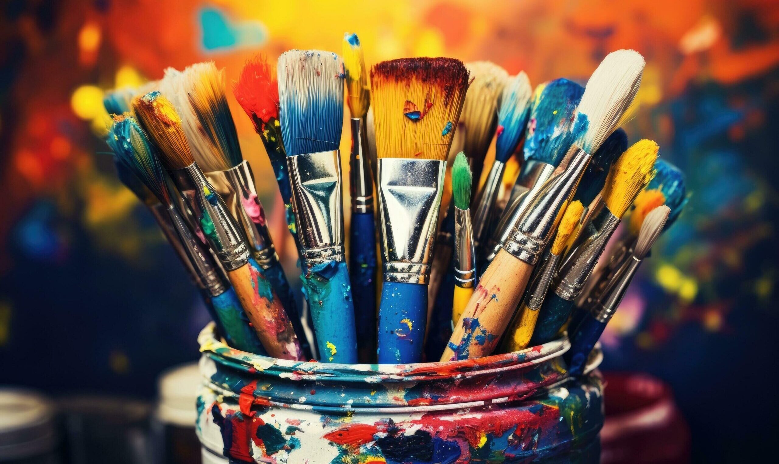 ابزارها و وسایل نقاشی حرفه ای