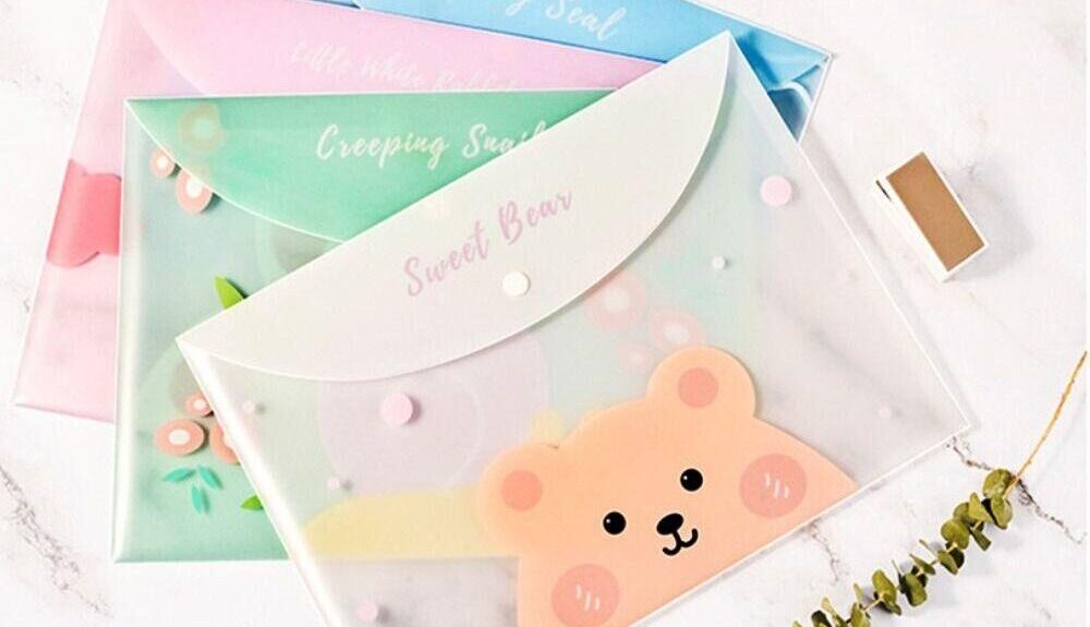 پوشه دکمه دار فانتزی و خاص