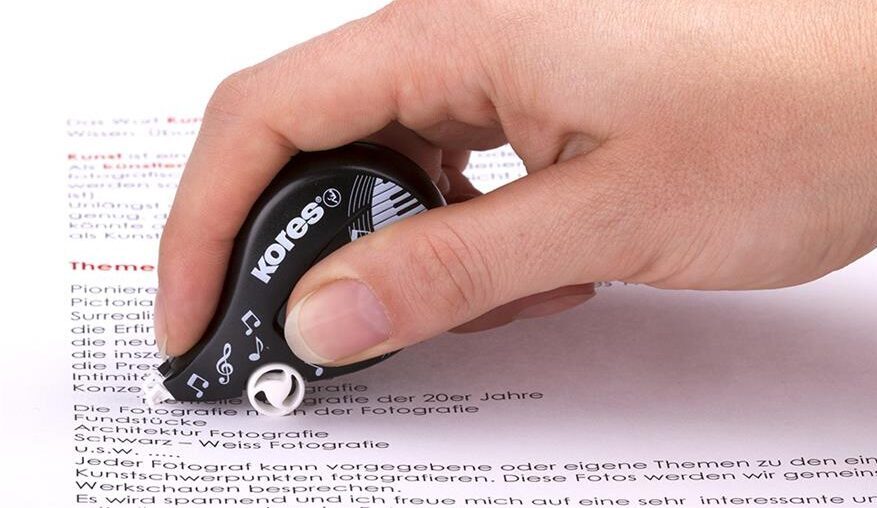 آشنایی با طریقه استفاده از غلط گیر نواری