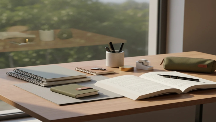 کاهش حواس‌پرتی هنگام درس خواندن با سامان‌دهی ابزار مطالعه