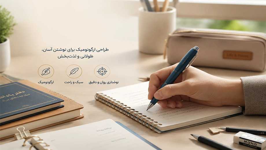 اگر زیاد می‌نویسید و به دنبال خودکاری هستید که دست را خسته نکند، این مقاله را بخوانید