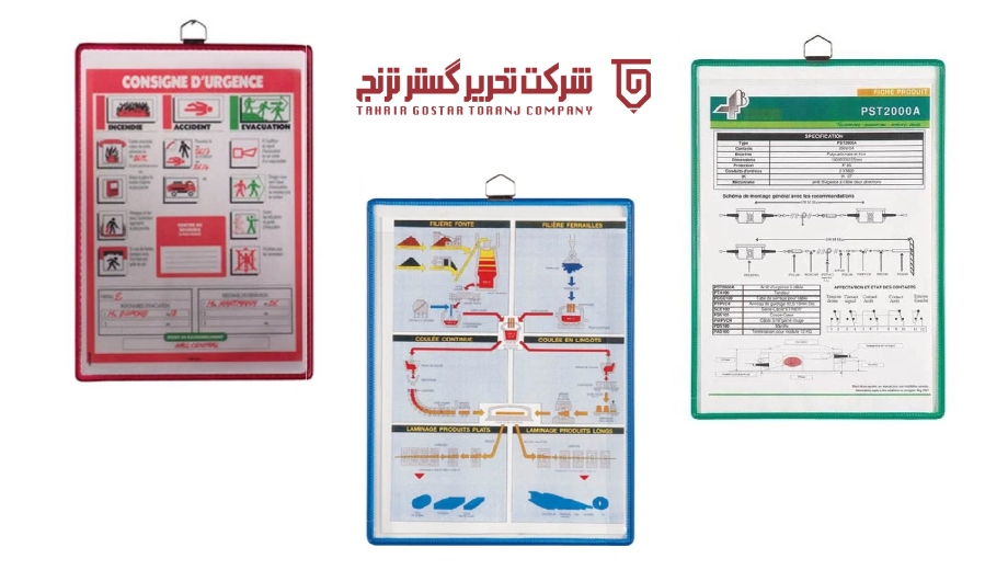 خرید کاور آویزی کاغذ A4 تاریفولد از تحریر گستر ترنج
