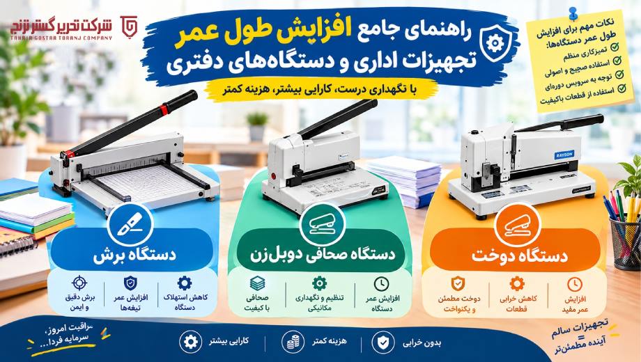 خرید تجهیزات اداری از تحریر گستر ترنج
