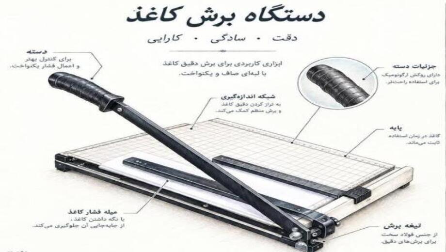 راهنمای خرید دستگاه برش کاغذ مناسب چاپخانه